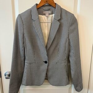 H&M Classic Black and White Blazer